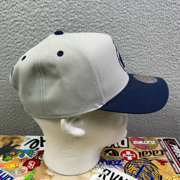 New York Yankees Mitchell & Ness Topps Pro Pinch Fit Cap Snapback - Picture 3 of 7